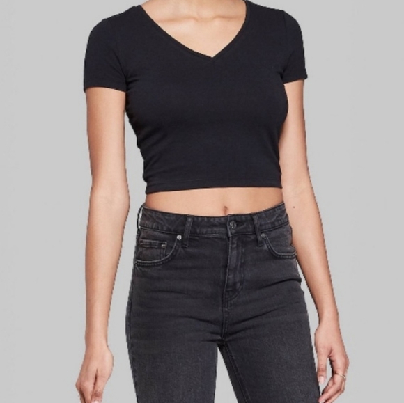 🍓 5/$5 • Wild Fable • Cropped Tee - Picture 1 of 3